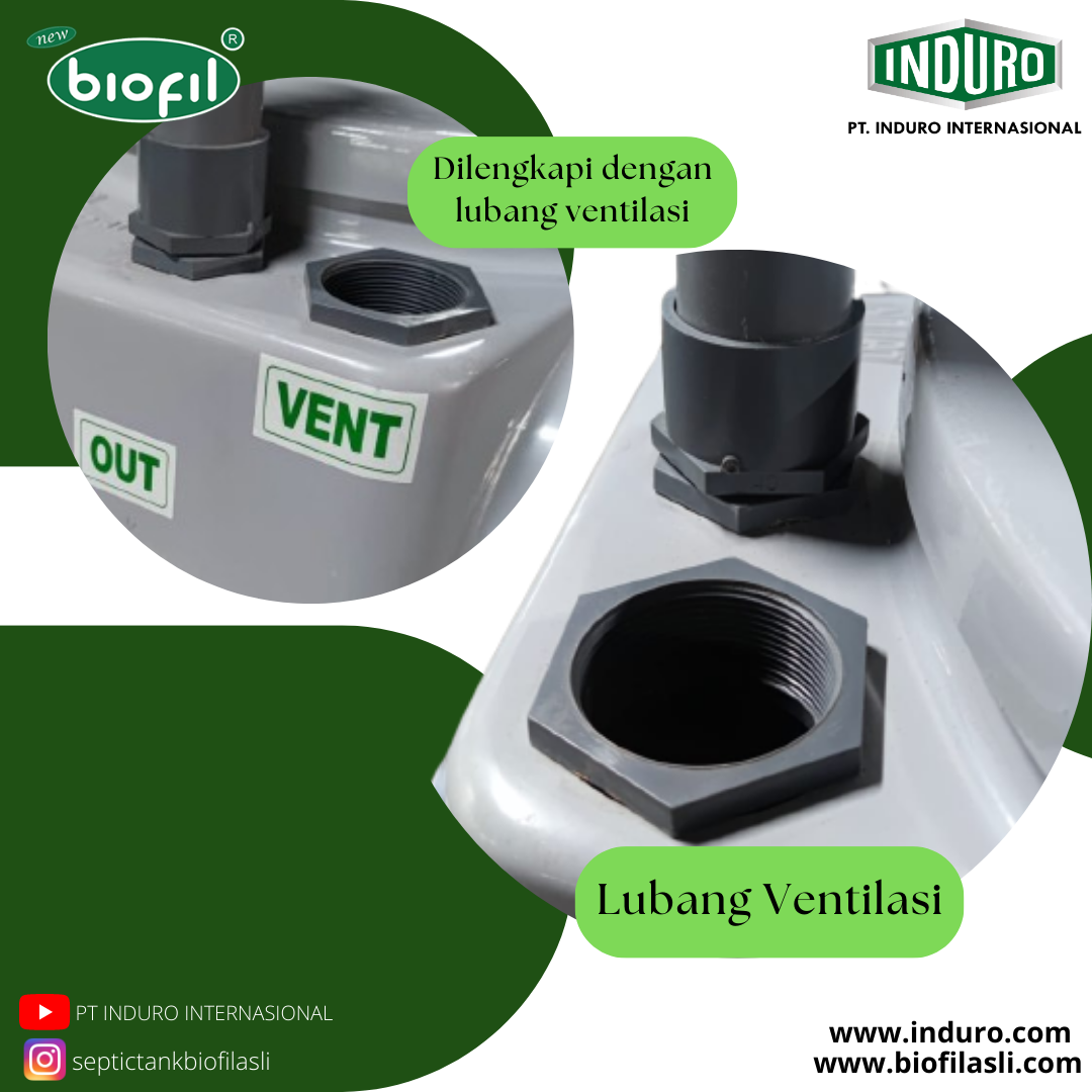 Fungsi Pipa Ventilasi/hawa pada Septictank