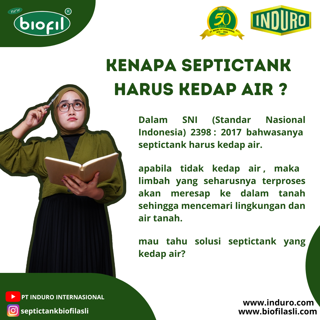 Kenapa Septictank harus Kedap Air?