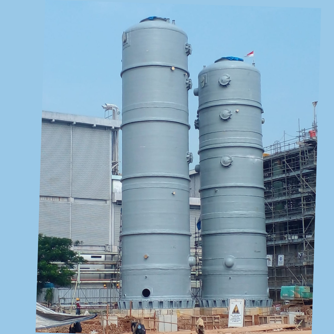 Lean Gas Scrubber and Lean Gas Cooler