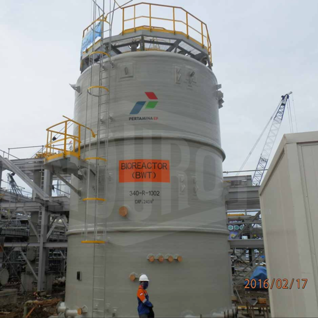 FRP Bioreactor tank for Matindok Project